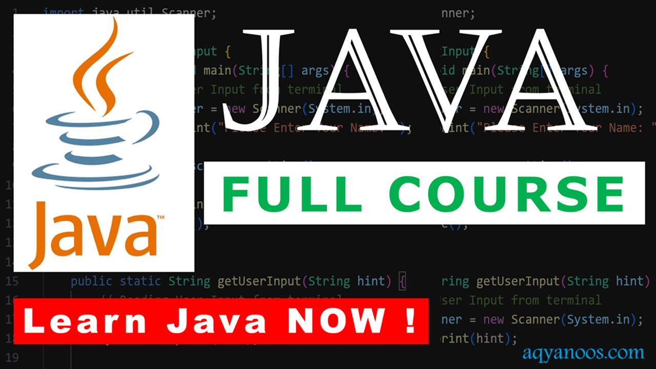 Java full course for free - Tutorial