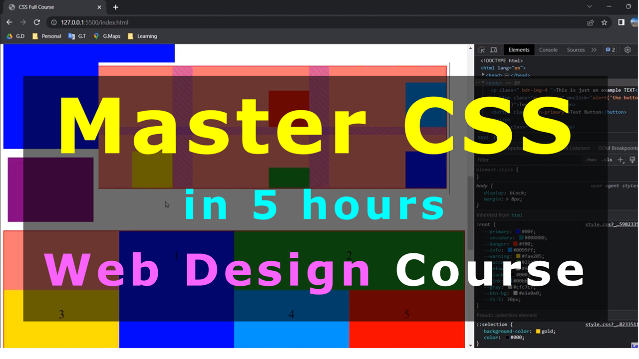 CSS Full Course Online Free For Beginners